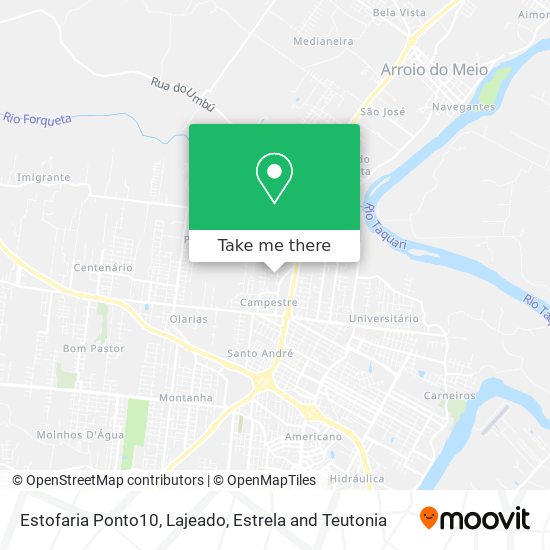 Estofaria Ponto10 map