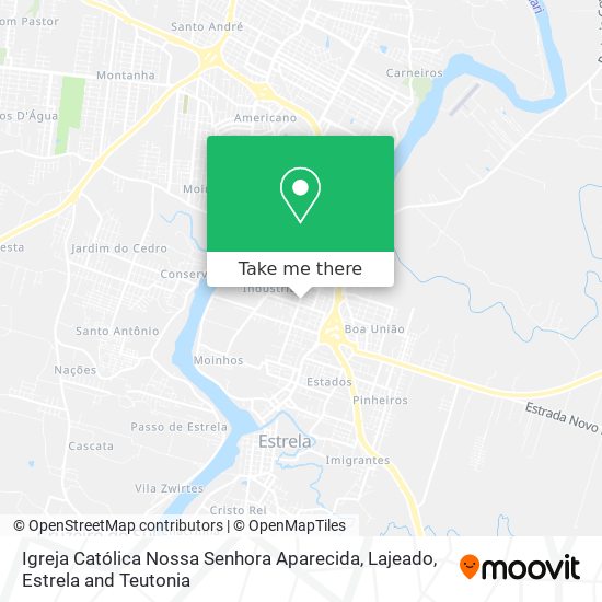 Mapa Igreja Católica Nossa Senhora Aparecida