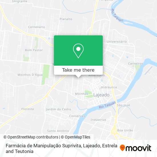 Farmácia de Manipulação Suprivita map