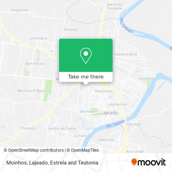 Mapa Moinhos