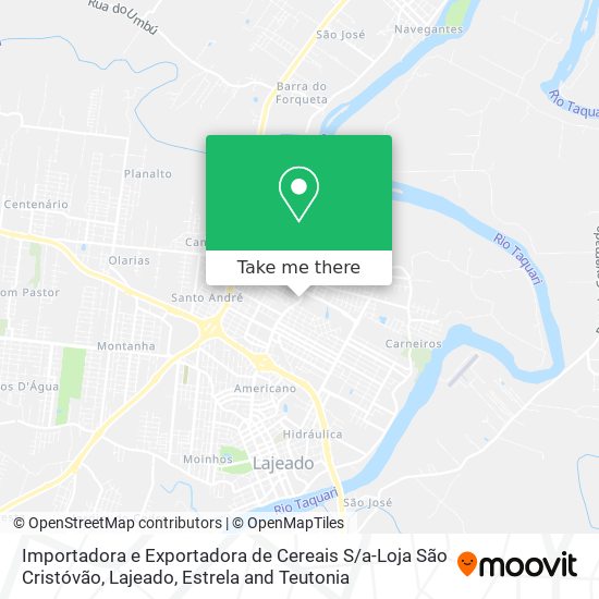 Importadora e Exportadora de Cereais S / a-Loja São Cristóvão map