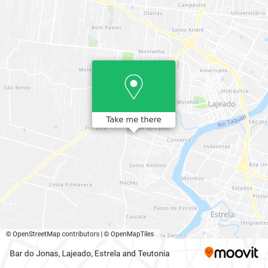 Bar do Jonas map