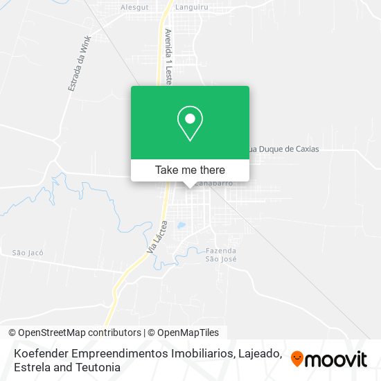 Mapa Koefender Empreendimentos Imobiliarios