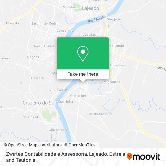 Zwirtes Contabilidade e Assessoria map