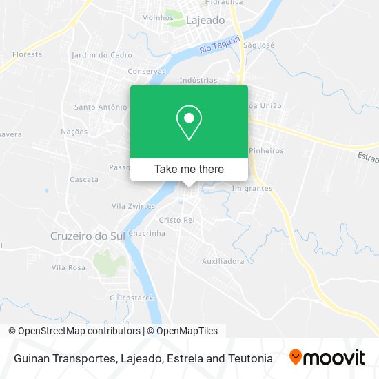 Guinan Transportes map