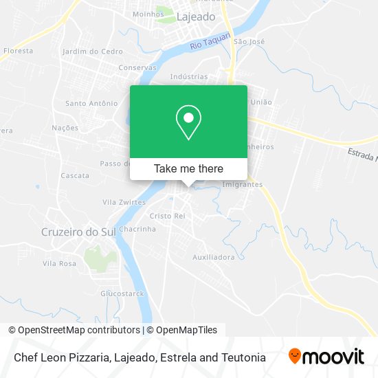 Mapa Chef Leon Pizzaria