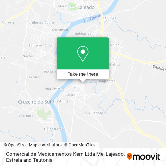 Comercial de Medicamentos Kem Ltda Me map