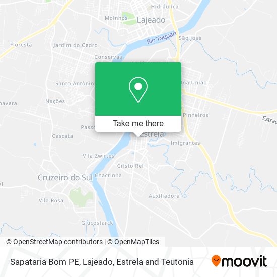 Sapataria Bom PE map