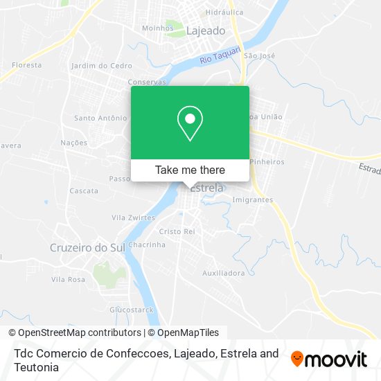 Tdc Comercio de Confeccoes map