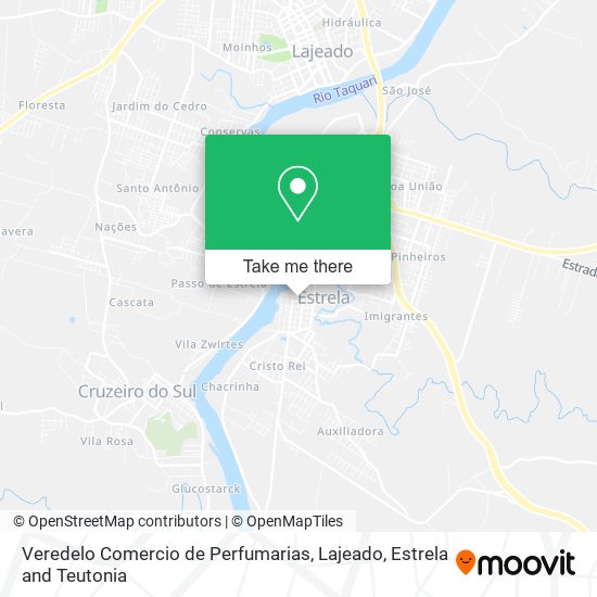 Veredelo Comercio de Perfumarias map