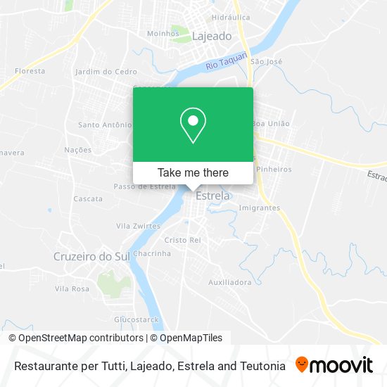 Restaurante per Tutti map