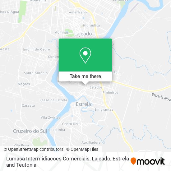 Lumasa Intermidiacoes Comerciais map