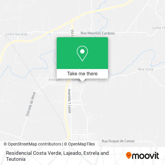 Residencial Costa Verde map