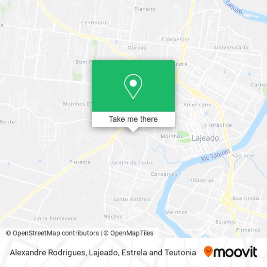 Mapa Alexandre Rodrigues