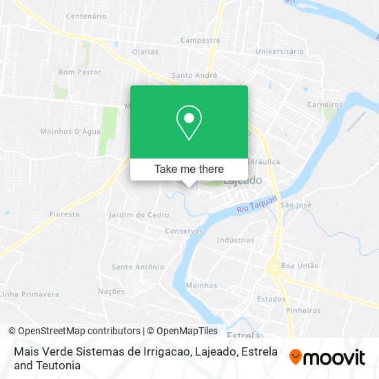 Mais Verde Sistemas de Irrigacao map