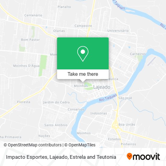 Impacto Esportes map