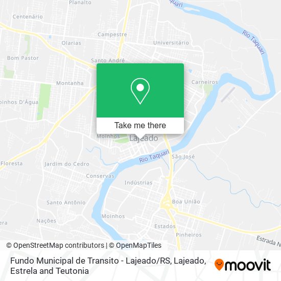 Fundo Municipal de Transito - Lajeado / RS map