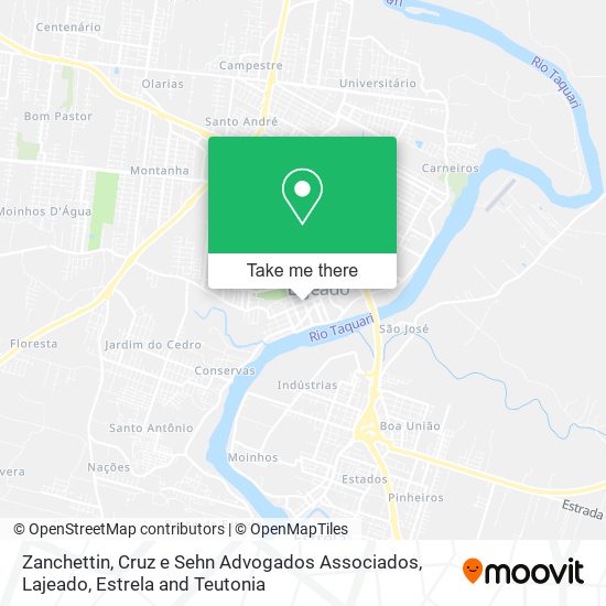 Zanchettin, Cruz e Sehn Advogados Associados map