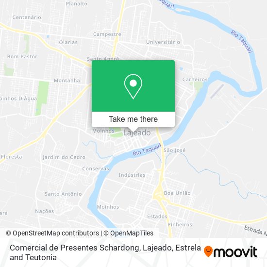 Mapa Comercial de Presentes Schardong