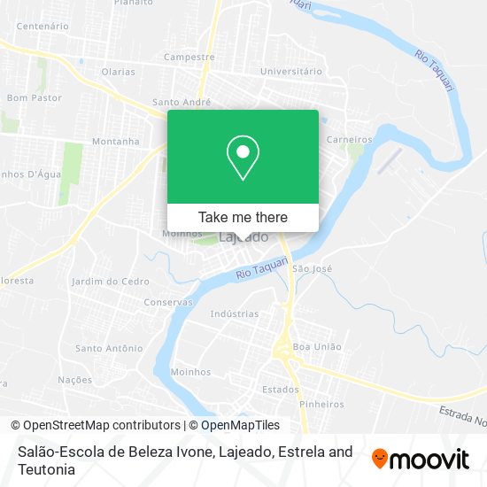 Salão-Escola de Beleza Ivone map