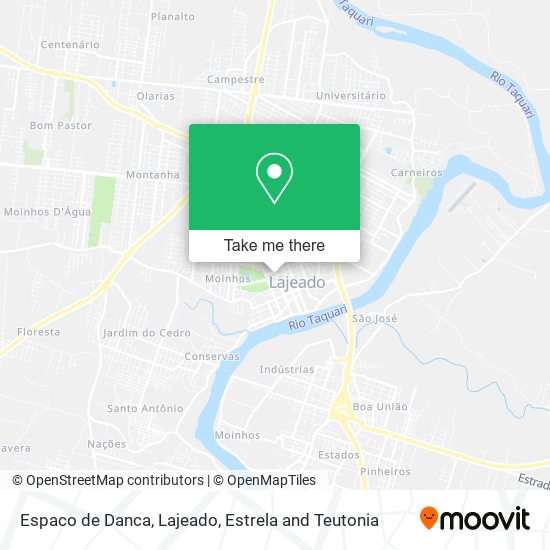 Espaco de Danca map