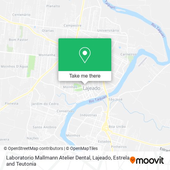 Mapa Laboratorio Mallmann Atelier Dental