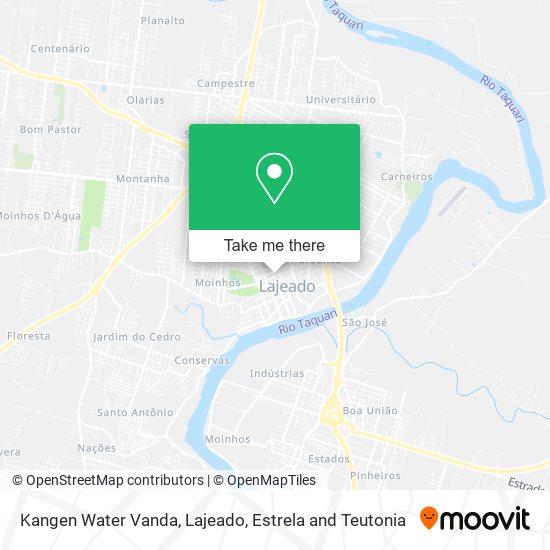 Kangen Water Vanda map