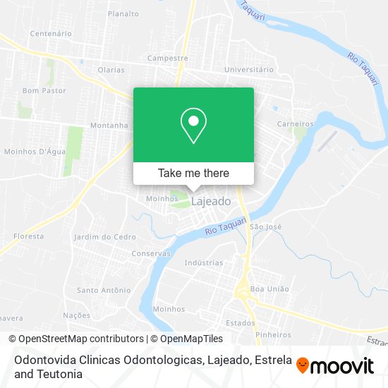 Odontovida Clinicas Odontologicas map