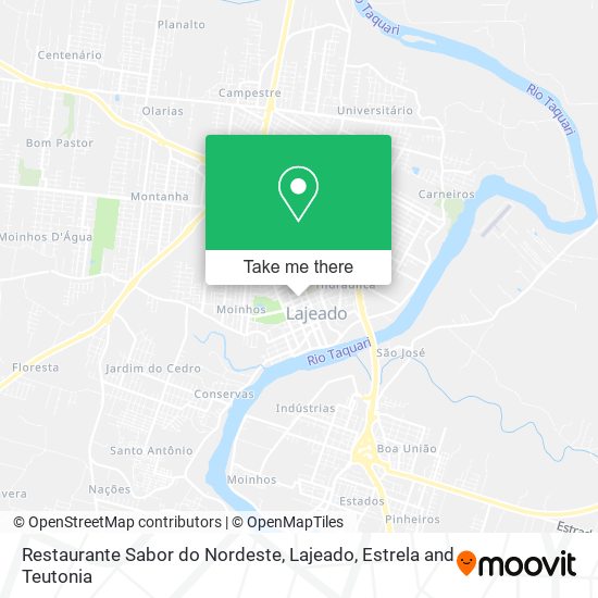 Restaurante Sabor do Nordeste map