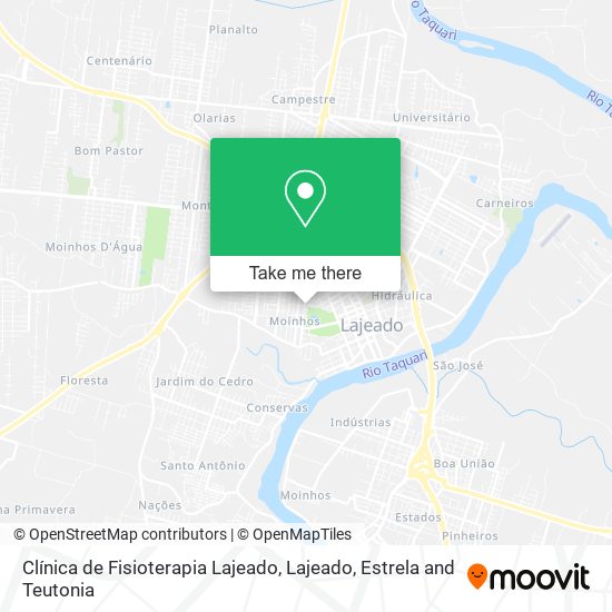 Clínica de Fisioterapia Lajeado map