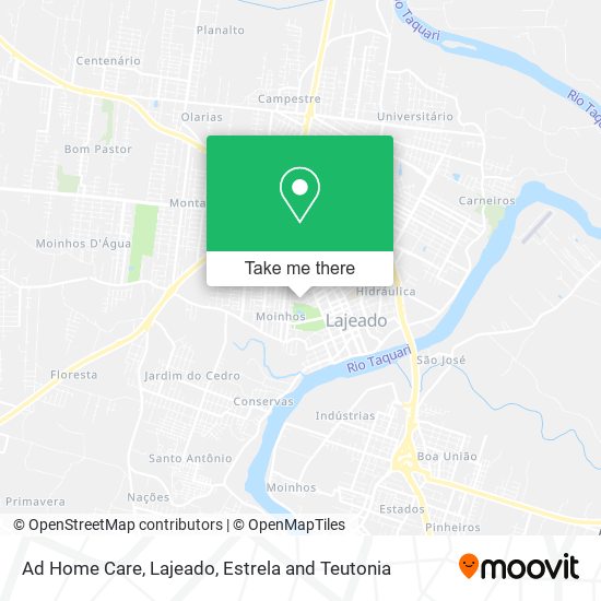 Ad Home Care map