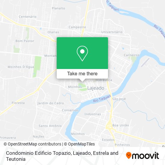 Condominio Edificio Topazio map