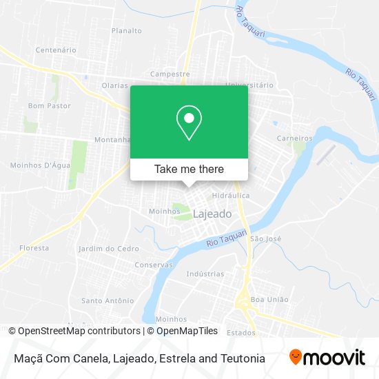 Maçã Com Canela map