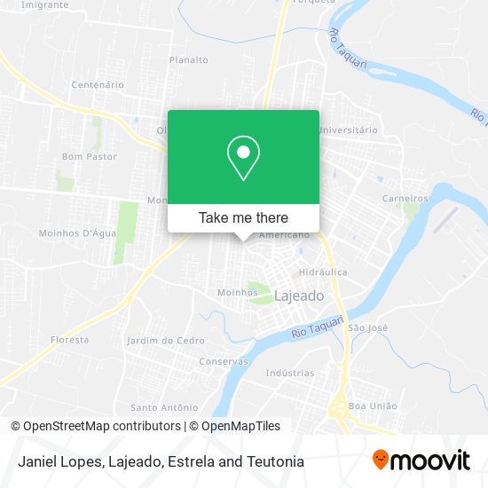 Janiel Lopes map