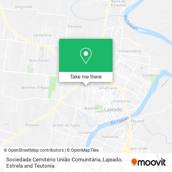 Sociedade Cemitério União Comunitária map
