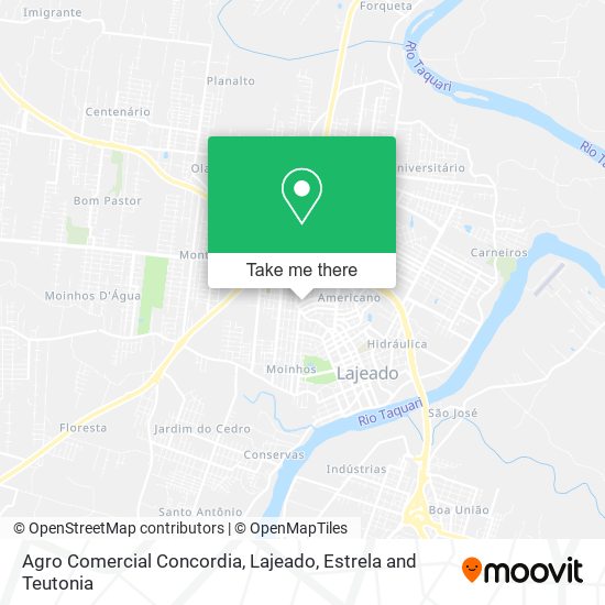 Agro Comercial Concordia map