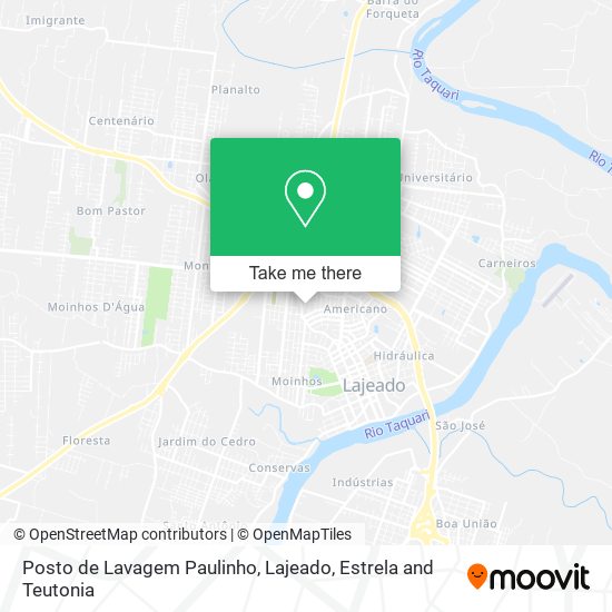 Posto de Lavagem Paulinho map