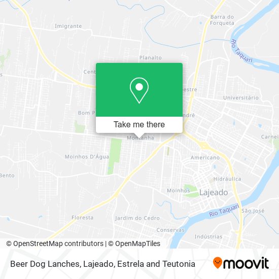 Mapa Beer Dog Lanches