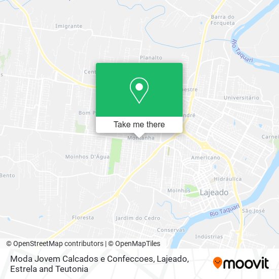 Moda Jovem Calcados e Confeccoes map