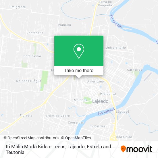 Iti Malia Moda Kids e Teens map