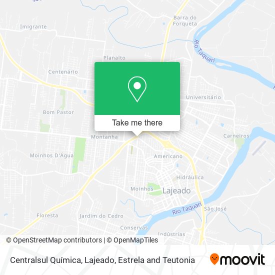 Mapa Centralsul Química