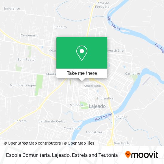 Escola Comunitaria map