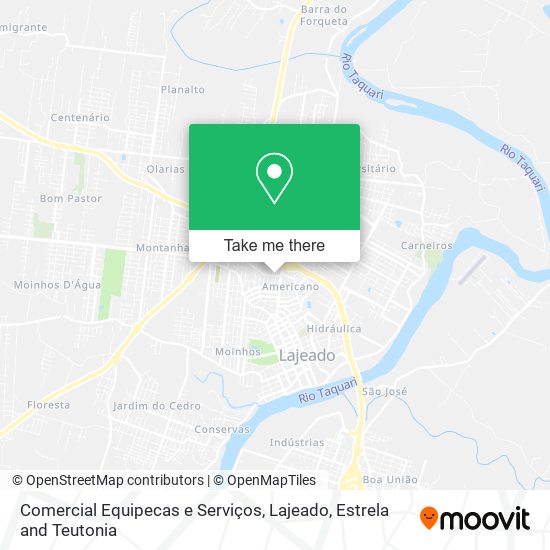 Comercial Equipecas e Serviços map