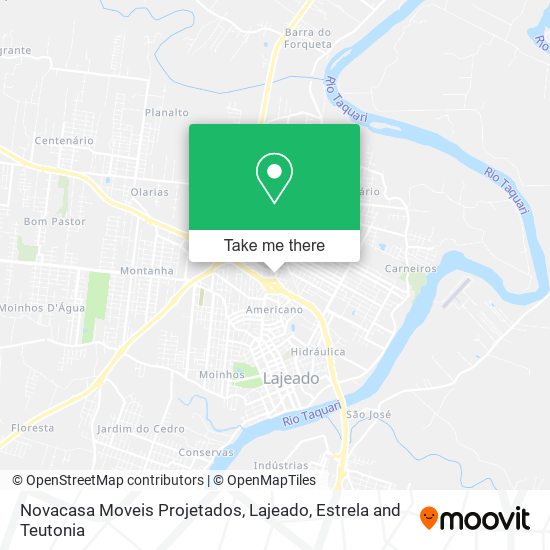 Novacasa Moveis Projetados map