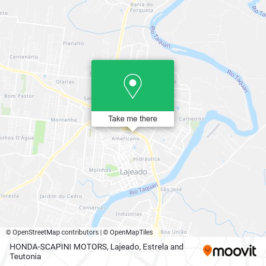 Mapa HONDA-SCAPINI MOTORS