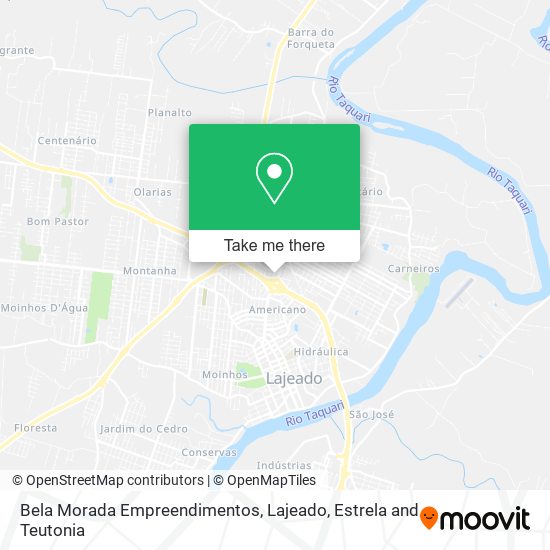 Mapa Bela Morada Empreendimentos