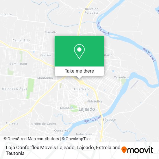 Loja Conforflex Móveis Lajeado map
