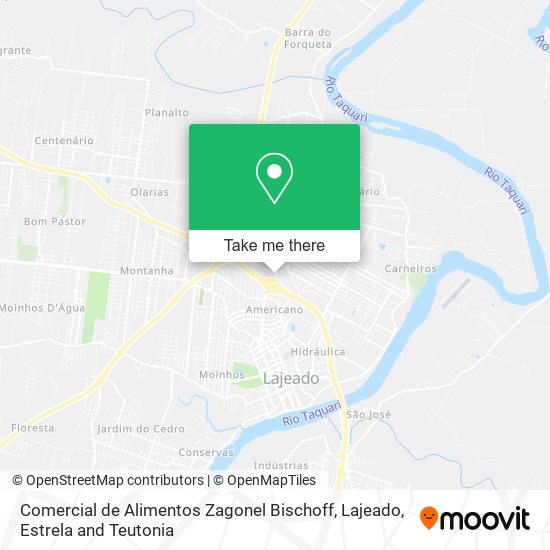 Mapa Comercial de Alimentos Zagonel Bischoff