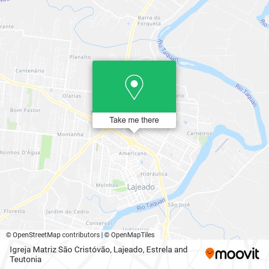 Mapa Igreja Matriz São Cristóvão