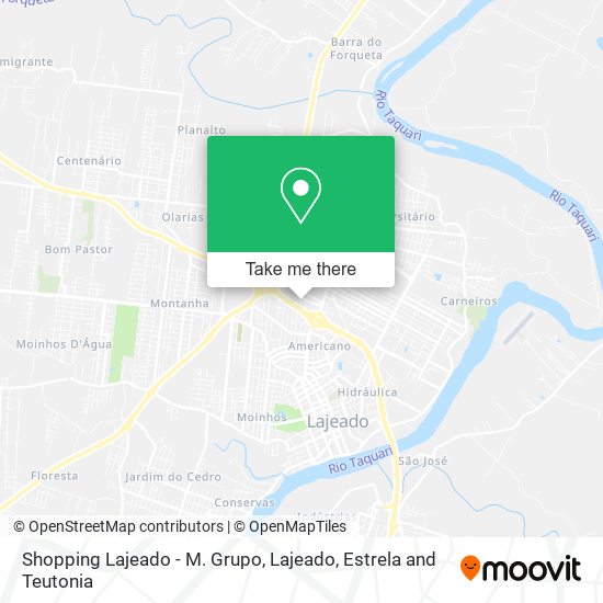 Mapa Shopping Lajeado - M. Grupo